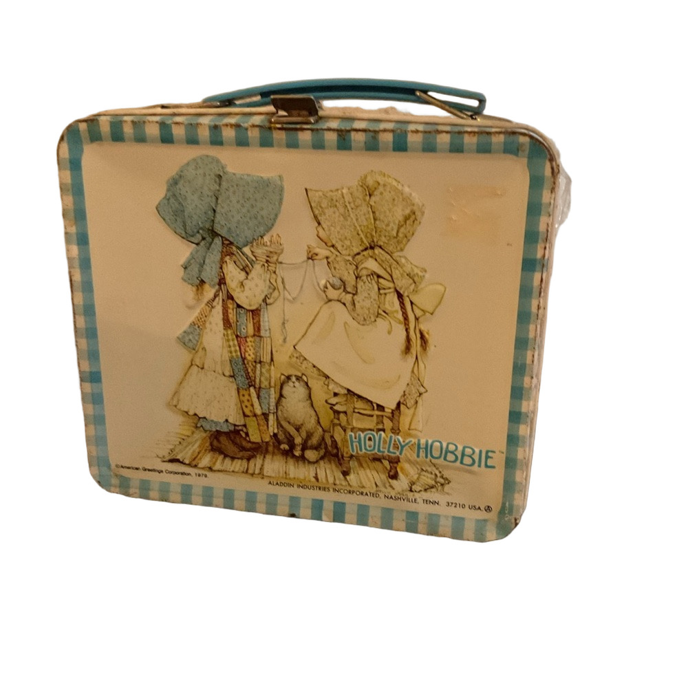 Holly Hobbie 1979 Lunch Box and Matching Thermos
